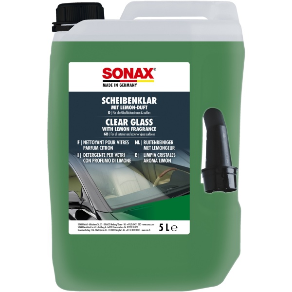 Sonax Solutie Curatat Geamuri Clear Glass Aroma Lamaie 5L 338505